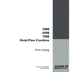 Case Ih 5088, 6088, 7088 Axial Flow Combine Parts Catalog Manual Pdf Usb. Fixed Price $49.99.