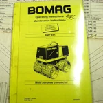 Bomag BMP851 Compactor Operating And Maintenance Insturctions. Fixed Price $59.99.