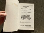 Mccormick-deering 1530 Gear Driven Tractor Instruction Book. Fixed Price $25.00.