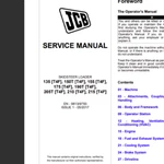 135,150T,155,175,190T,205,215 Jcb Skid Steer Service Manual 9813/9750 Pdf Usb. Fixed Price $46.88.