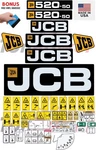 Fits Jcb 520-50 Decal Kit-telehandler 3M Vinyl/free Shipping. Fixed Price $160.53.