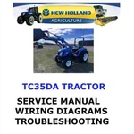 New Holland TC35DA Tractor Manual Engine Shop Service Repair Pdf. Fixed Price $35.00.