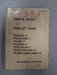 Komatsu Forklift Parts Catalog FG20/25-11 FG20S/25S-11 FG30G-11 PEB11C1-02. Fixed Price $60.00.