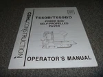 Gehl T650BD Power Box Self Propelled Paver Owner Operator Manual 907327 Xz. Fixed Price $147.77.