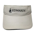 Edwards Strapback Visor Hat Beige One Size Embroidered Stylemaster. Fixed Price $20.00.
