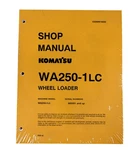 Komatsu WA250-1LC Wheel Loader Workshop Repair Service Manual Part #CEBMW18020. Fixed Price $62.69.