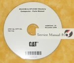 KEBP0244 Caterpillar CS-433E & CP-433E Vibratory Compactor Parts Manual Book Cd.. Fixed Price $89.99.