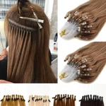 100S-300S Indian Remy Micro Ring Bead Loop 100% Real Human Hair Extensions Thick. Fixed Price $134.33.