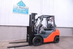 Toyota Forklift, 8FGU25, 5,000# Pneumatic, Lp Gas, Triple, S/s & Positioner. Fixed Price $32900.00.