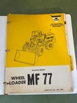 Massey Ferguson Mf 77 Wheel Loader Parts Book Industrial & Construction. Fixed Price $65.00.