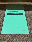 Genuine Mitsubishi PMWR30N PMWR40N Lift Truck Service Shop Manual. Fixed Price $170.00.