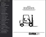 Clark C500-Y180, C500-Y200S, C500-Y225S Forklift Service Manual Pdf Usb. Fixed Price $39.99.