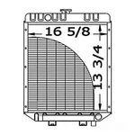 211071 Radiator A173836 Fits Case/ih Skidsteer 1818 1825 Gas/diesel. Fixed Price $599.99.