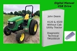 John Deere 4120 4320 Without Cab Utility Tractor Diagnostic Technical Manual. Fixed Price $24.99.