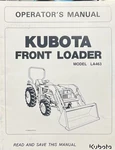Kubota LA463 Front Loader Operators Owners Manual Fits L3400 L2800 Tractor. Fixed Price $20.00.