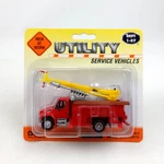 Boley Dept. 1-87 #4132-11 Red Drill Utility Truck W/ Yellow Altec Boom Ho Scale. Fixed Price $25.12.