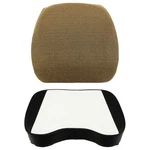 Seat Cushion Set - Brown Fabric Fits John Deere 4055 4255 4455 4555 4755 4955. Fixed Price $276.99.