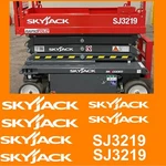 Skyjack Scissor Lift Replacement Decal Kit SJ1113219. Fixed Price $27.00.