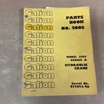 Galion 150FA Parts Manual Book Catalog Hydraulic Mobile Crane Guide #5603. Fixed Price $59.99.