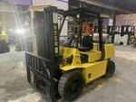 8,000 Pound Hyster Model H80XL Pneumatic Tire Triple Stage Forklift W/ Sideshift. Fixed Price $19500.00.