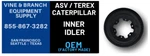Factory Asv 15IN Inner Idler SR80 / PT80 RT120 RT135 RT110 RT75. Fixed Price $239.00.