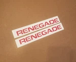Fontaine Renegade Trailer Decals Stickers Gloss Black White Red 18"-30" Fast Usa. Fixed Price $49.06.