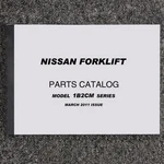 Nissan MCPG1B2L25S Forklift Truck Parts List Catalog Manual Book 1B2CM. Fixed Price $139.30.