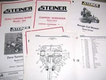 Steiner Mower Attachment * Clean Owner & Parts Manuals - Select Model From List. Fixed Price $5.00.