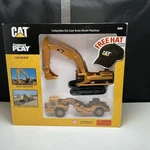 Vintage Norscot Cat 1:64 Diecast 385BL Excavator Scraper Box Set 55304 Hat. Fixed Price $49.99.