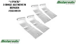 4PC Dorsey Trailer Style Aluminum 3 Hole Hinges #2810919. Fixed Price $69.98.