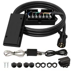 7 8 Foot Trailer Cord With Gang Junction Box Kitinclude 12V Breakaway Swit. Fixed Price $37.67.