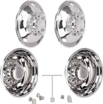 2005-2025 Ford F450/F550 19.5" 10 Lug Dually Wheel Simulators Stainless Steel. Fixed Price $239.97.