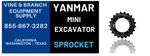 Yanmar Sprocket / VIO80-1A VIO80-7. Fixed Price $451.00.