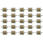 23002 (25) Fuel Filters 9611973 Fits Case-ih TR270B TV370B Purolator F20011. Fixed Price $154.99.