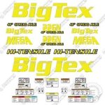 Fits Big Tex 22GN Kit Dual Trailer Decals - 7 Year Outdoor 3M Vinyl!. Fixed Price $154.95.