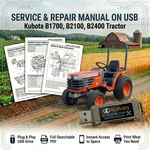 Kubota B1700 B2100 B2400 Tractor Service Repair Workshop Manual On Usb. Fixed Price $23.99.