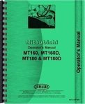 Mitsubishi MT160D MT180D Tractor Owners Operators Manual. Fixed Price $29.99.