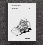 Skid Steer Loader Operator's Maint Manual Fits Prime-mover L-1200. Fixed Price $25.00.