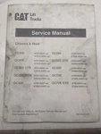 Caterpillar Lift Trucks Fork Service Manual GC35K GC40K Str Swb GC45K 2004. Fixed Price $212.63.