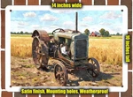 Metal Sign - 1935 Mccormick Deering W12 Tractor Watercolor 14X10. Fixed Price $29.95.