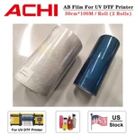 Achi 30CM*100M Ab Film Transfer Sticker For A3 Uv Dtf Printer 2 Rolls Us Ship. Fixed Price $199.00.