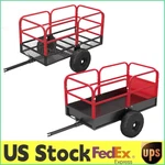 1700LBS Heavy Duty Steel Atv Trailer,tow Behind Dump Cart Utility Wagon,tractor. Fixed Price $356.99.