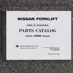 Nissan CRGH02F35PV Forklift Truck Parts Catalog Manual Book C-F110U. Fixed Price $139.30.