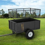 17 Cubic Feet Utility Trailer Heavy Duty Atv 750LBS Lawn Mower. Fixed Price $198.54.