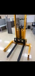 Uline Straddle Stacker, 2,200# Cap., M/n H-5439. Fixed Price $1800.00.