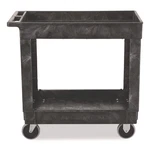 Rubbermaid Commercial 9T6600BLA 2 Shelves 500 Lbs. Service/utility Carts -blknew. Fixed Price $163.28.