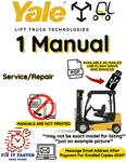 Yale Forklift (B810) GLP040BF Service Repair Manual Pdf On Usb Not Printed. Fixed Price $49.00.