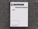 Mitsubishi FD40N Forklift Truck Owner Operator Manual User Guide. Fixed Price $113.58.