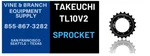Premium Sprocket Takeuchi / TL10V2CRH. Fixed Price $333.00.