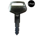 Qty. 2: Key(s) Fits Komatsu Replaces TR261434. Fixed Price $14.99.